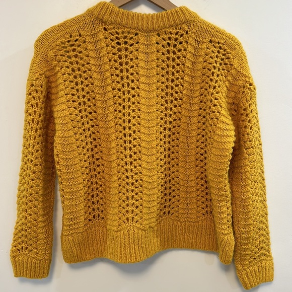 Madewell Windemere Pointelle Apalca Wool
Pullover Sweater, Golden Sunset - xs - Picture 7 of 7